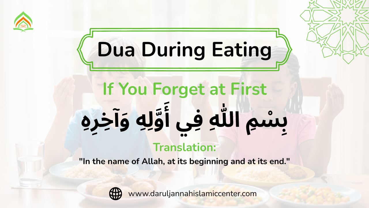 Dua During Eating
