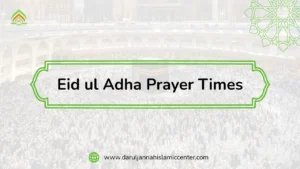Eid ul Adha Prayer Times